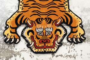 Tibetan Tiger Rug 《Sサイズ•プレミアムウール366》チベタンタイガーラグ