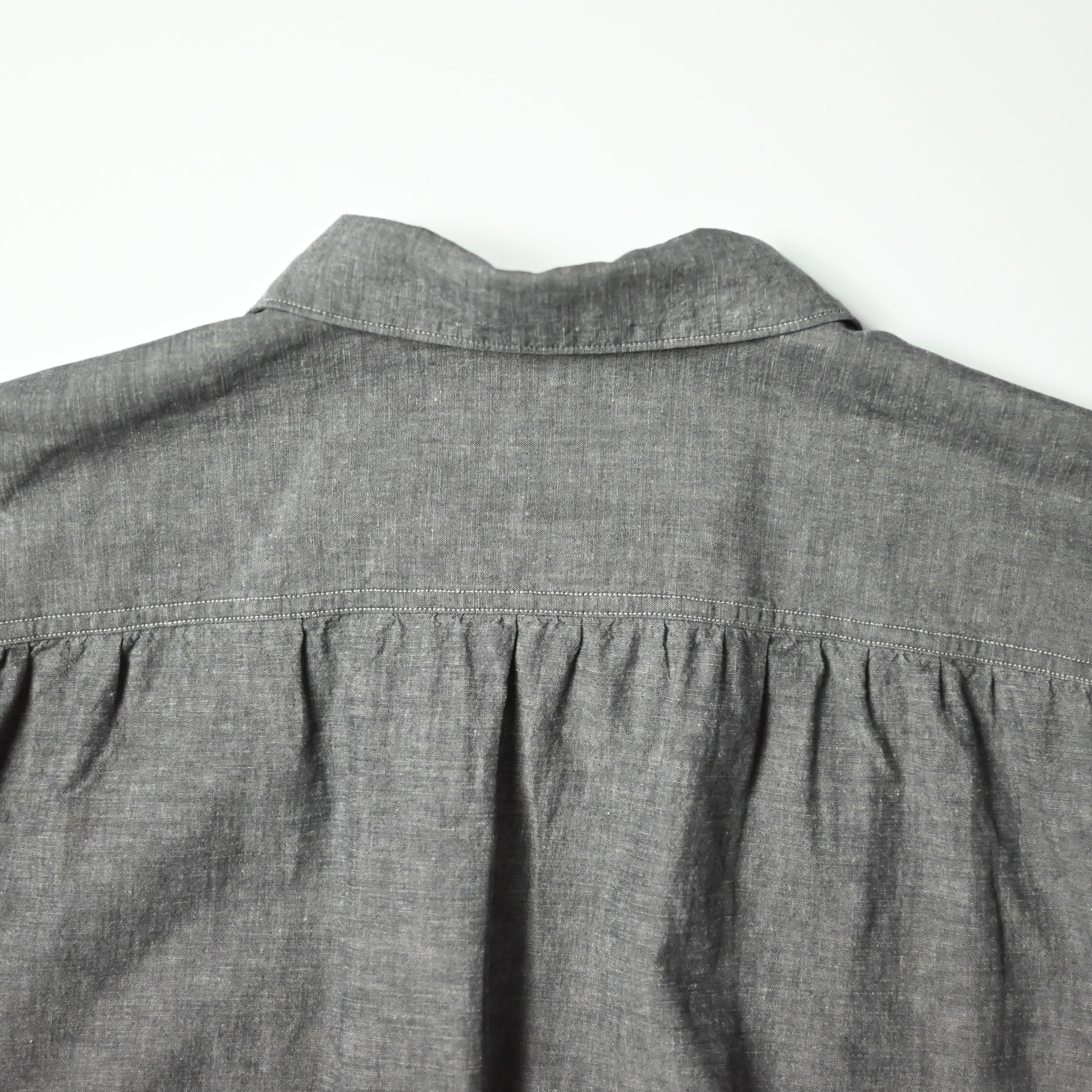 OLD JOE / GATHERED WAIST MARLBORO SHIRTS (Short-sleeve) | GANKO
