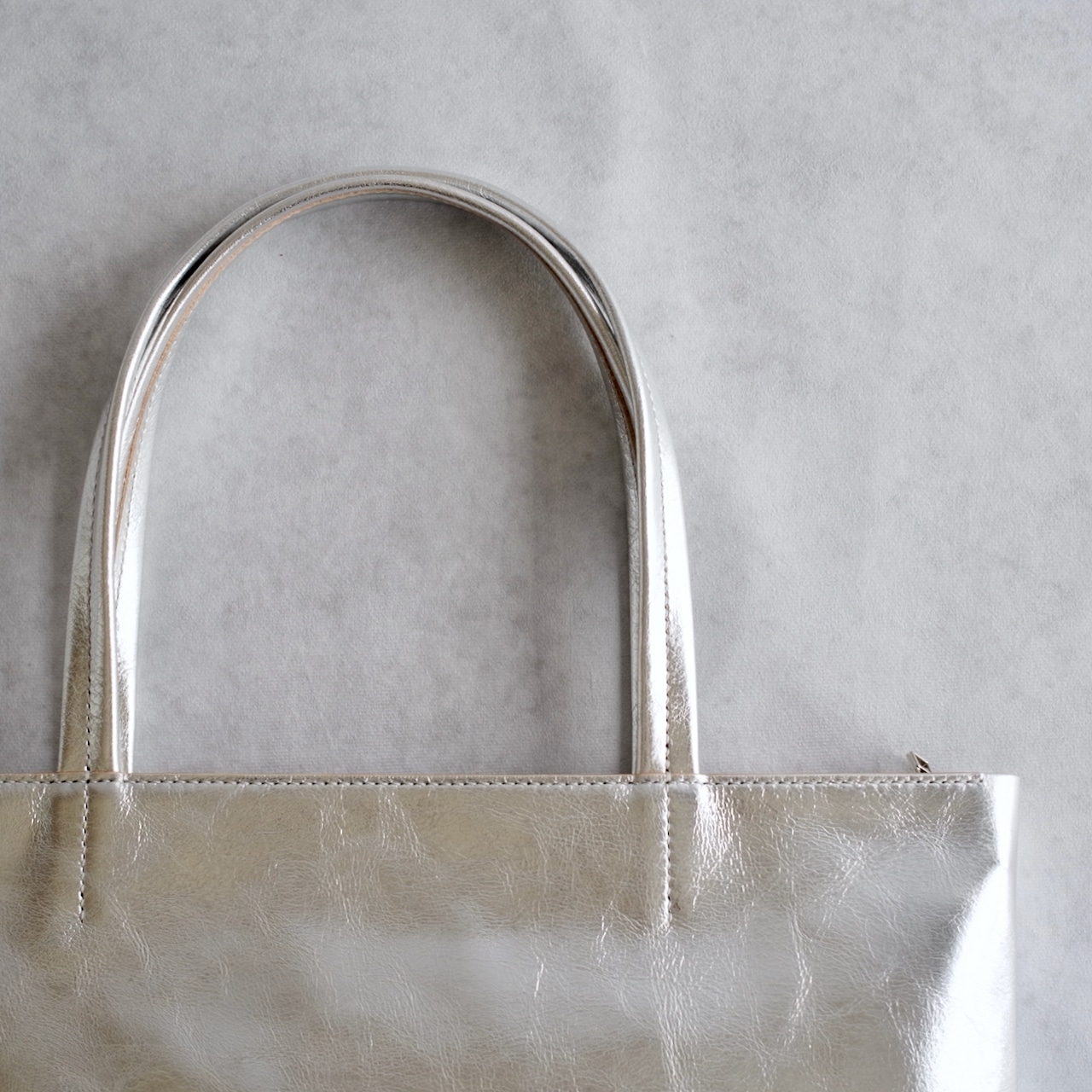 SS TOTE BAG 02 SILVER