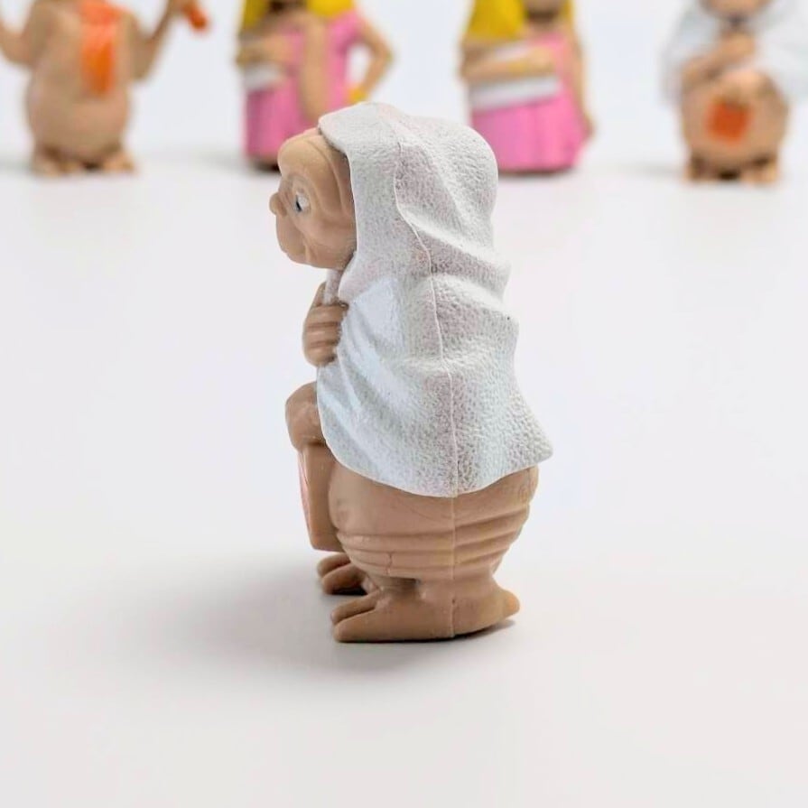 ☆ VINTAGE 1982☆【 E.T. ( イーティー ) 】【B】  PVCフィギュア / シーツ〚アメリカン雑貨 アメトイ〛