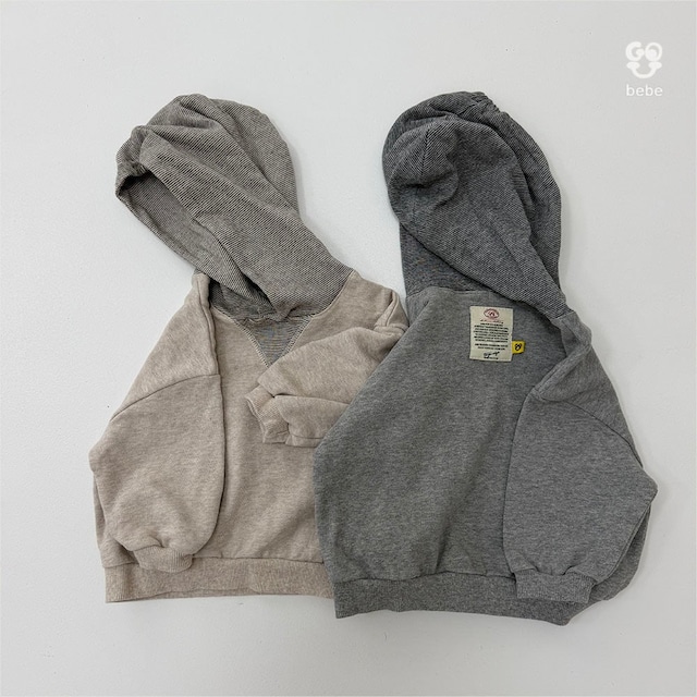 【取寄】gou|bebe triangle hoodie|ベベ三角フーディー|S-M(2-3号)|baby|26 autumn