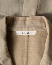 〈CÉLINE by phoebe philo〉Chester linen coat