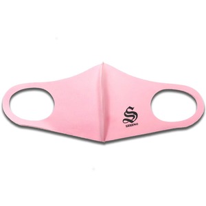 【送料無料】SERENO LOGO MASK【ピンク×ブラック】