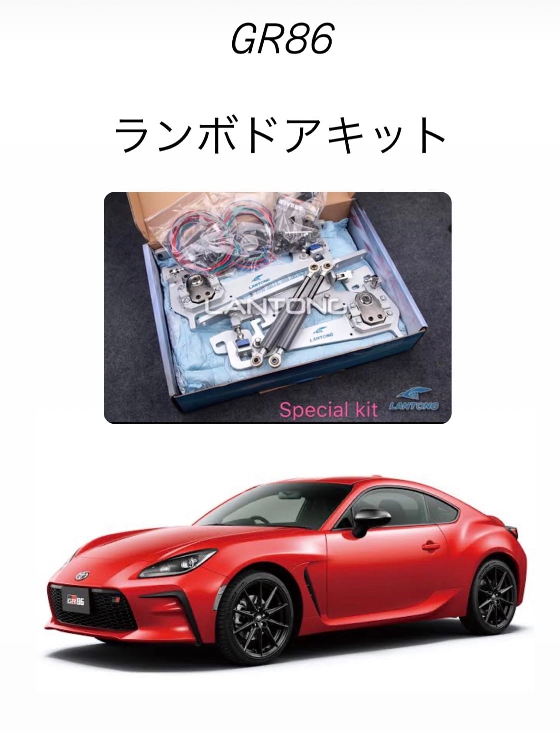 ガルウィングキット ランボドアキット