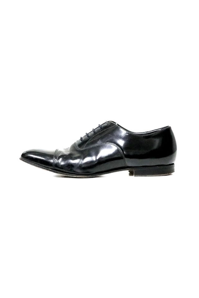 90's ""Church's" Glass Leather Straight Tip Shoes - Custom Grade