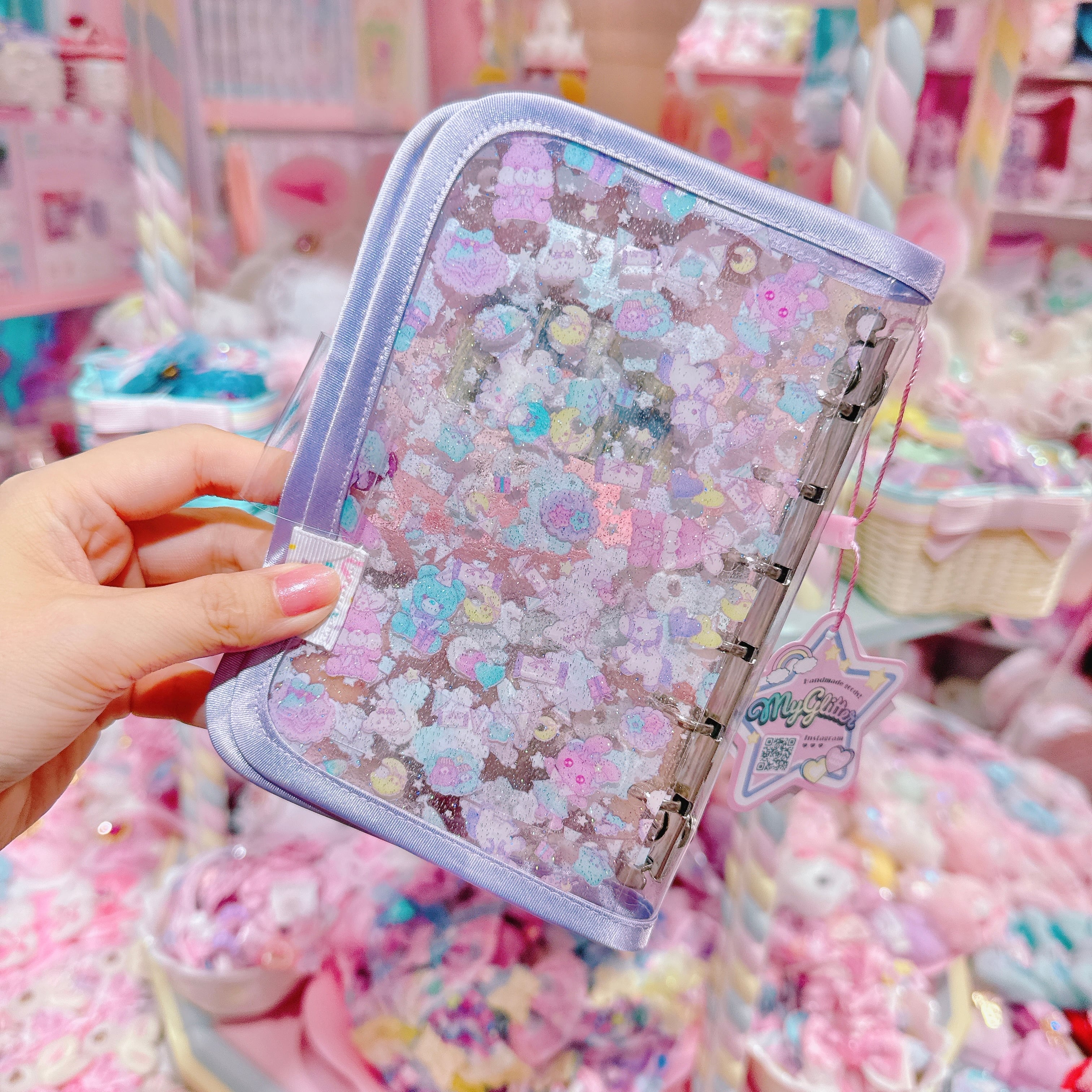 【K6】83-10シール帳(A7サイズ)※台紙なし