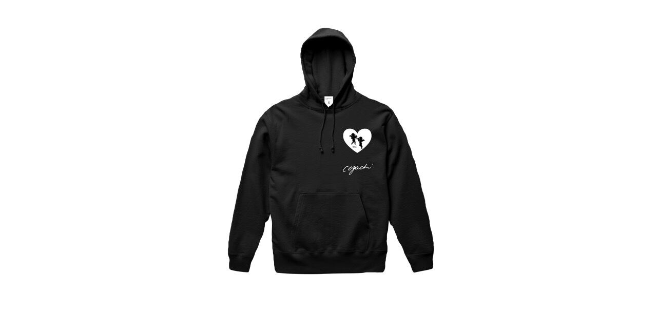 coguchi angel hoodie (BK)