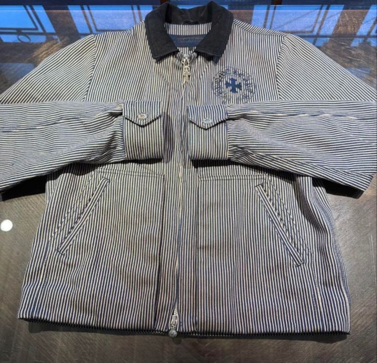 CHROME HEARTS クロムハーツ STREET MEAT ストライプデニム ヒッコリー 