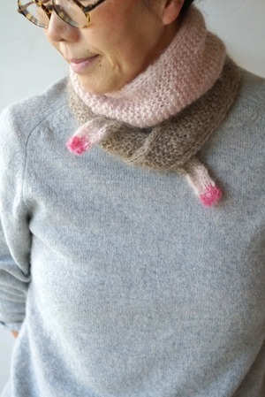 モヘヤミニマフラー