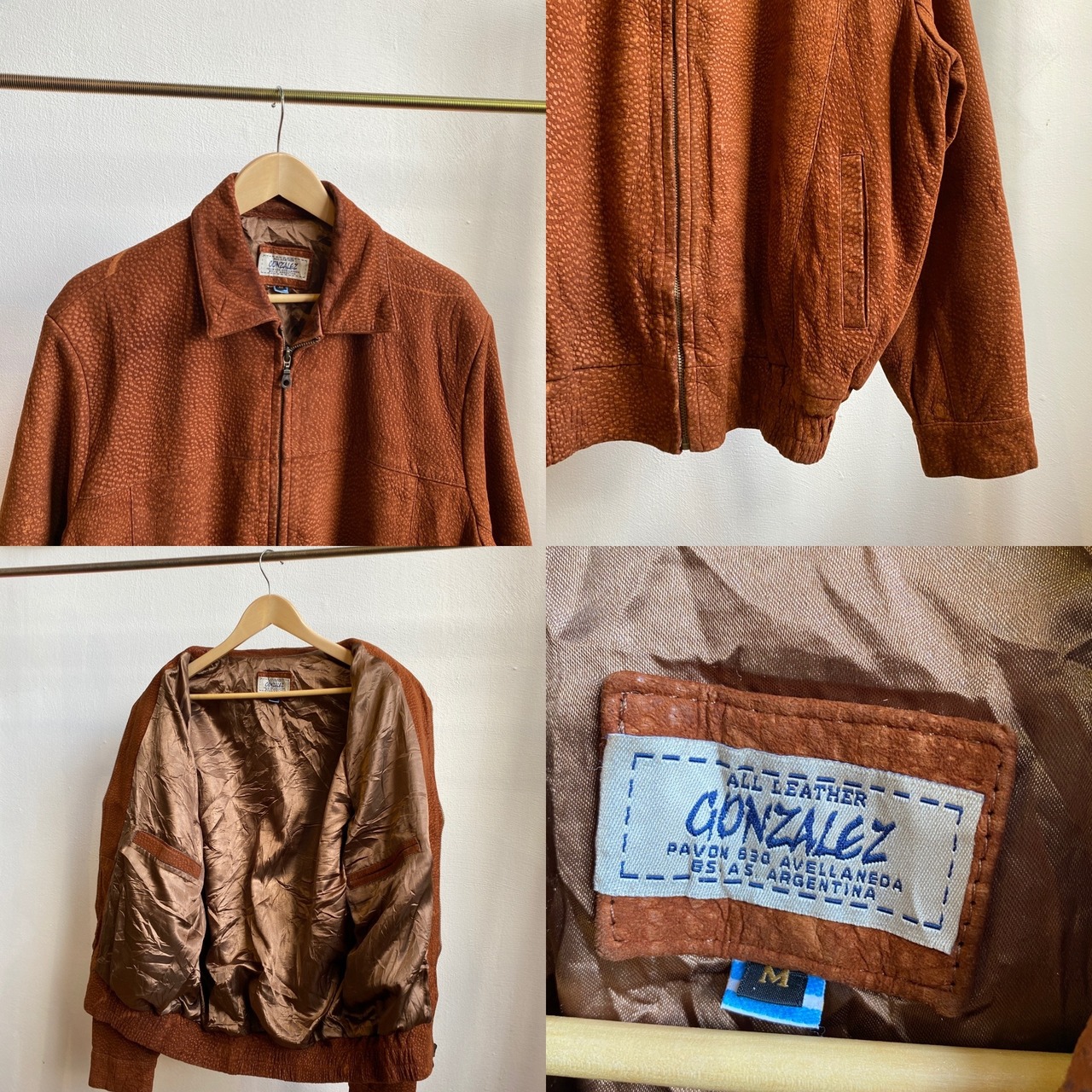 70s パッチワークBOROレザーJKT ほほえましい