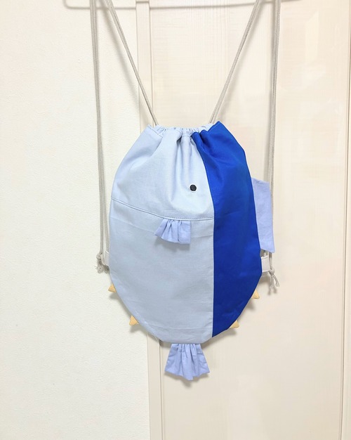 マグロ　ナップザック｜とりさん工房ーかわいいハンドメイドポーチ
