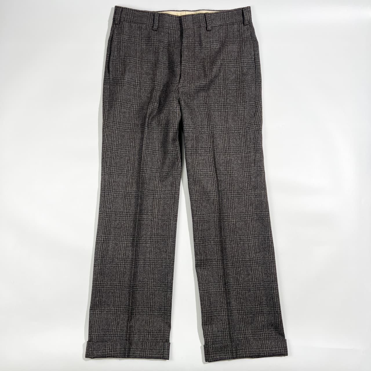 上下 J.PRESS Jプレス セットアップ グレンチェック テーラードジャケット 裾ダブル スラックス スーツ 94-80-175/メンズ トラッド