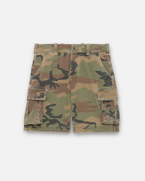 MLVINCE / studded military cargo shorts