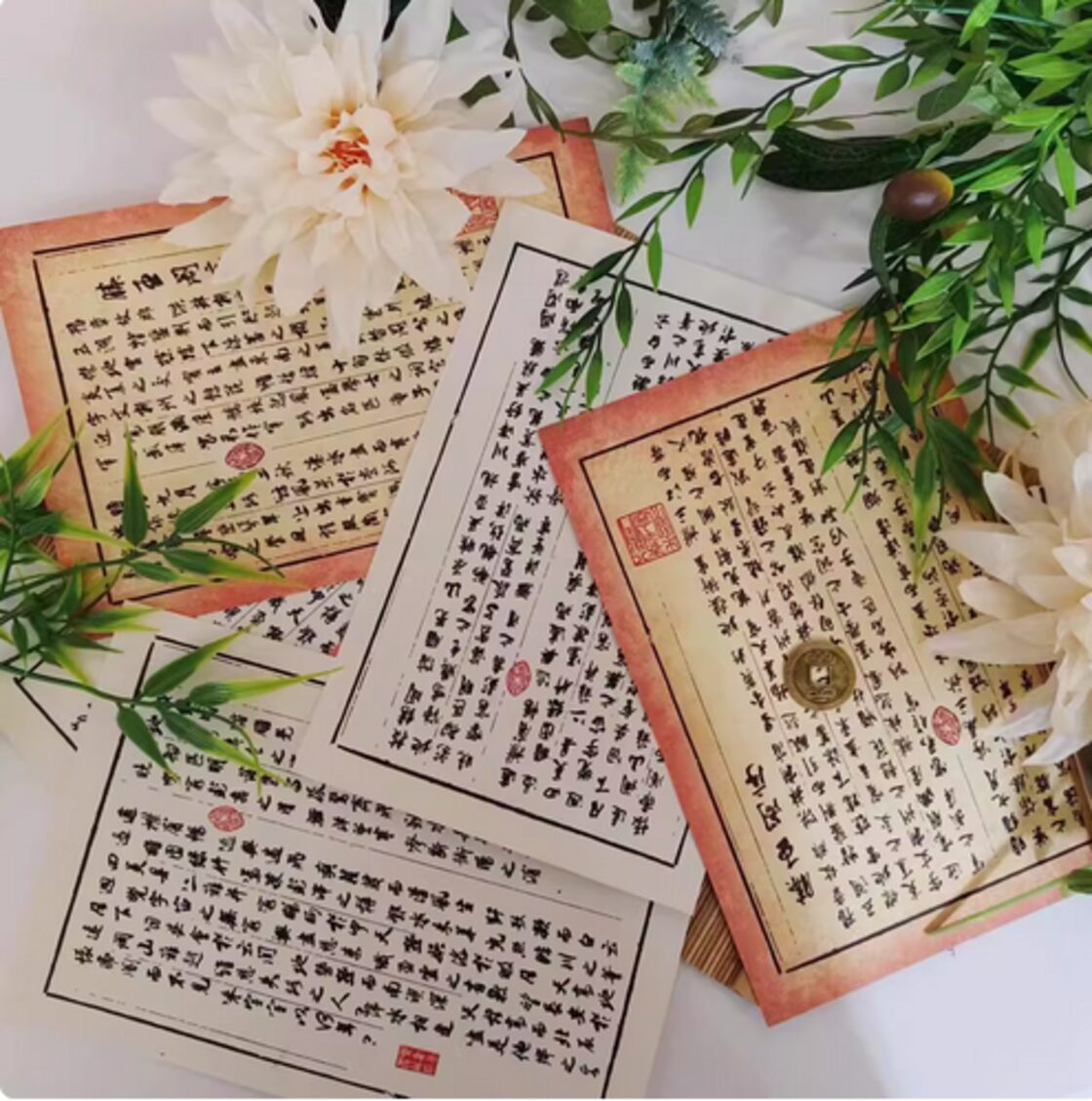 中国古代巻物紙 中国風の筆書道 古代風書道 漢服撮影装飾品 | Pay ID