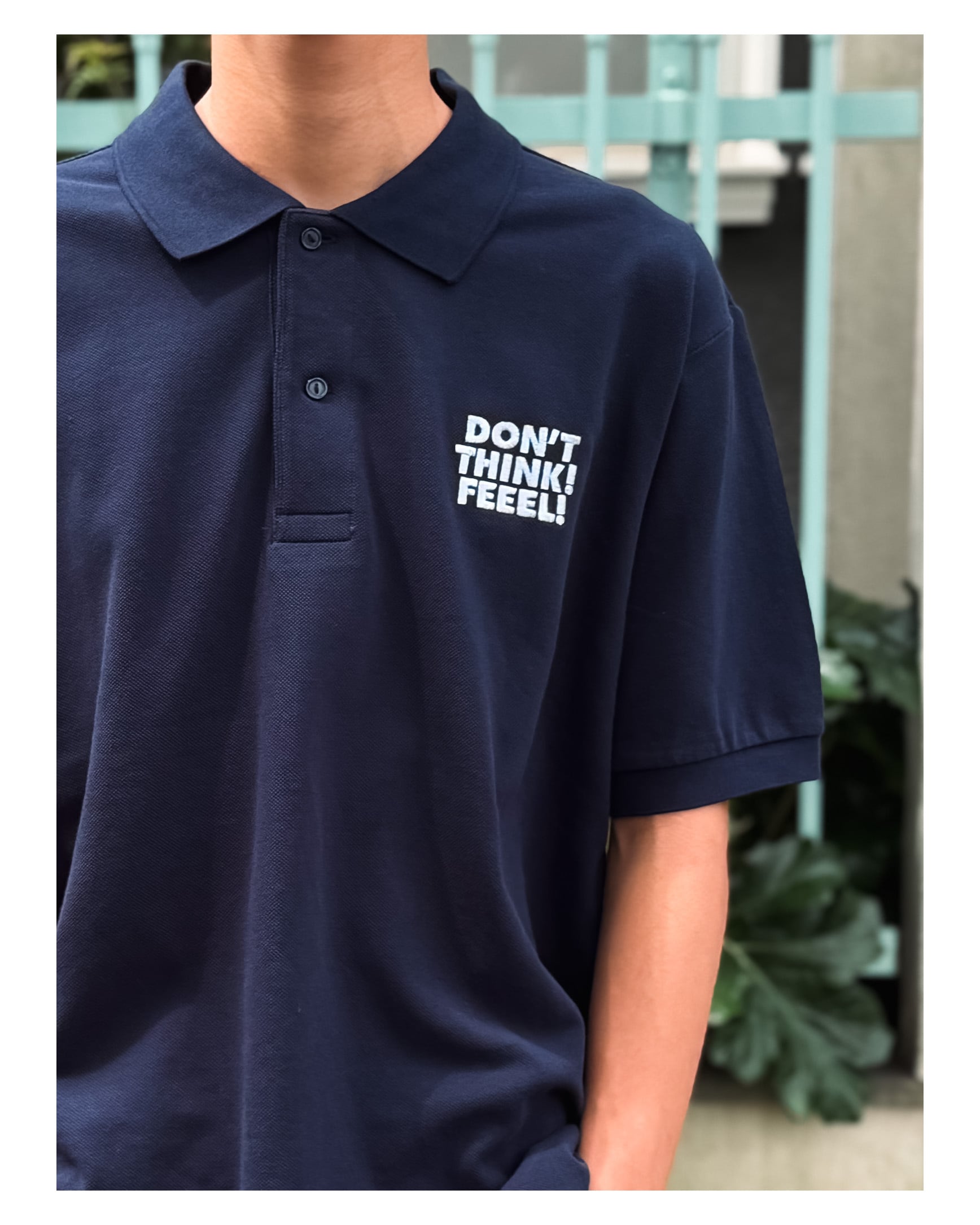 HOLE 666] 鹿の子ポロシャツ -Navy- ☆予約商品 | Golfickers