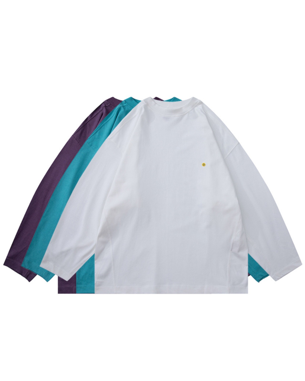 スマイルオーバーサイズ Tシャツ【３色】　S0166