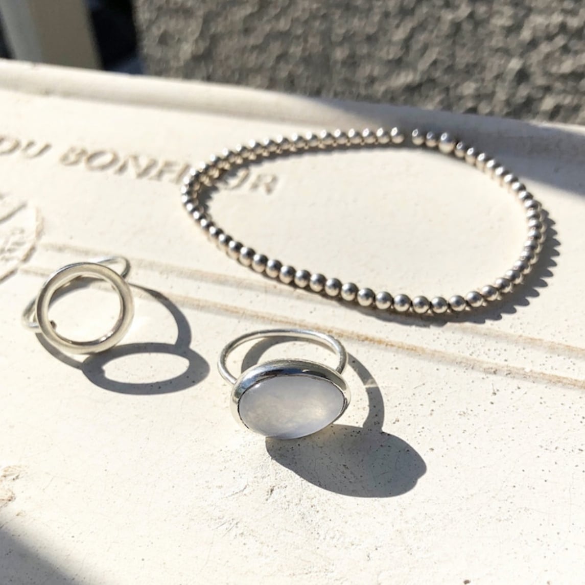 再入荷】ボールビーズ ブレスレット （ゴムが伸びます！）ビーズ直径