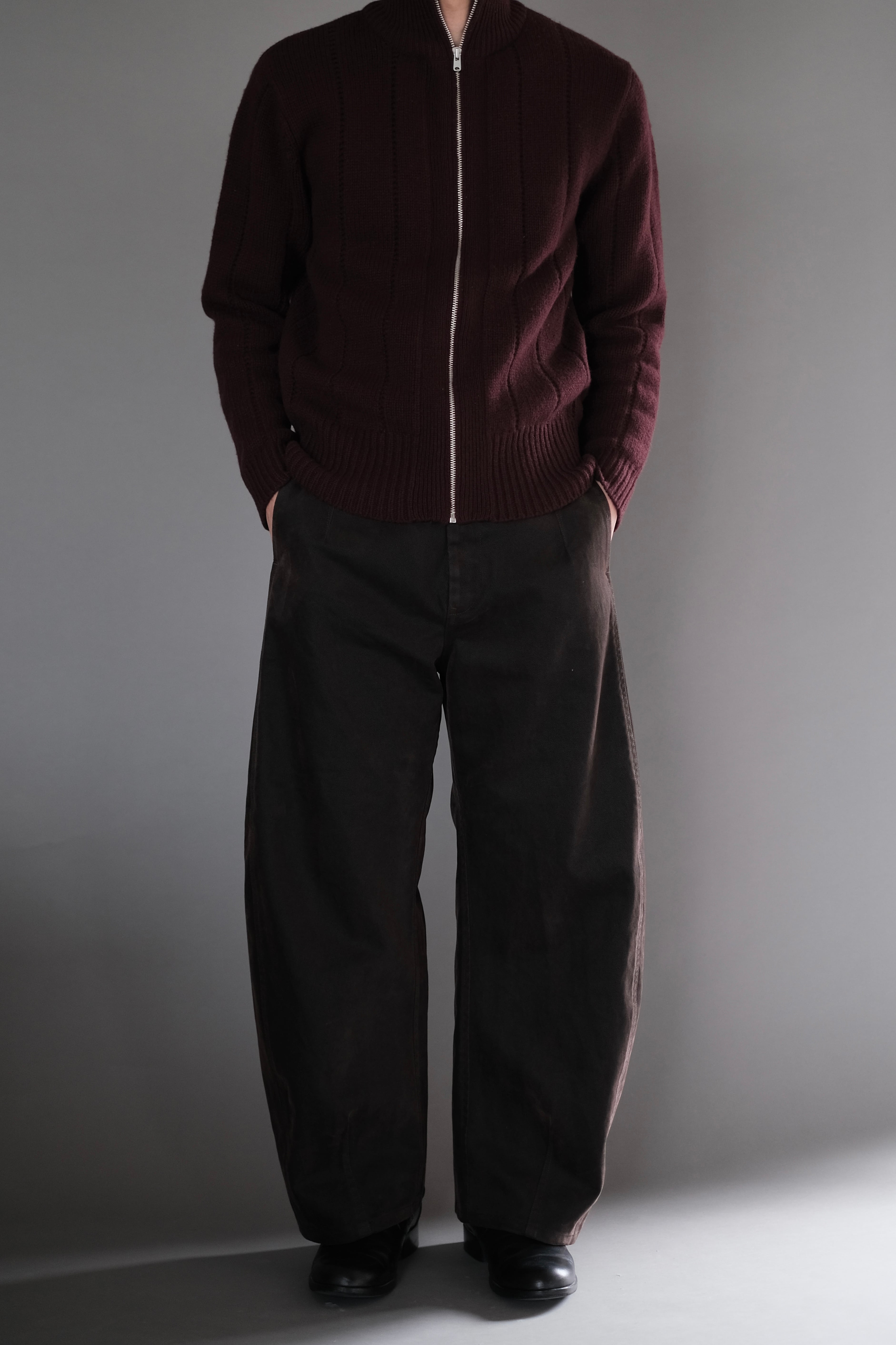 OMAR AFRIDI / WASHED PINA TROUSERS | LIVING