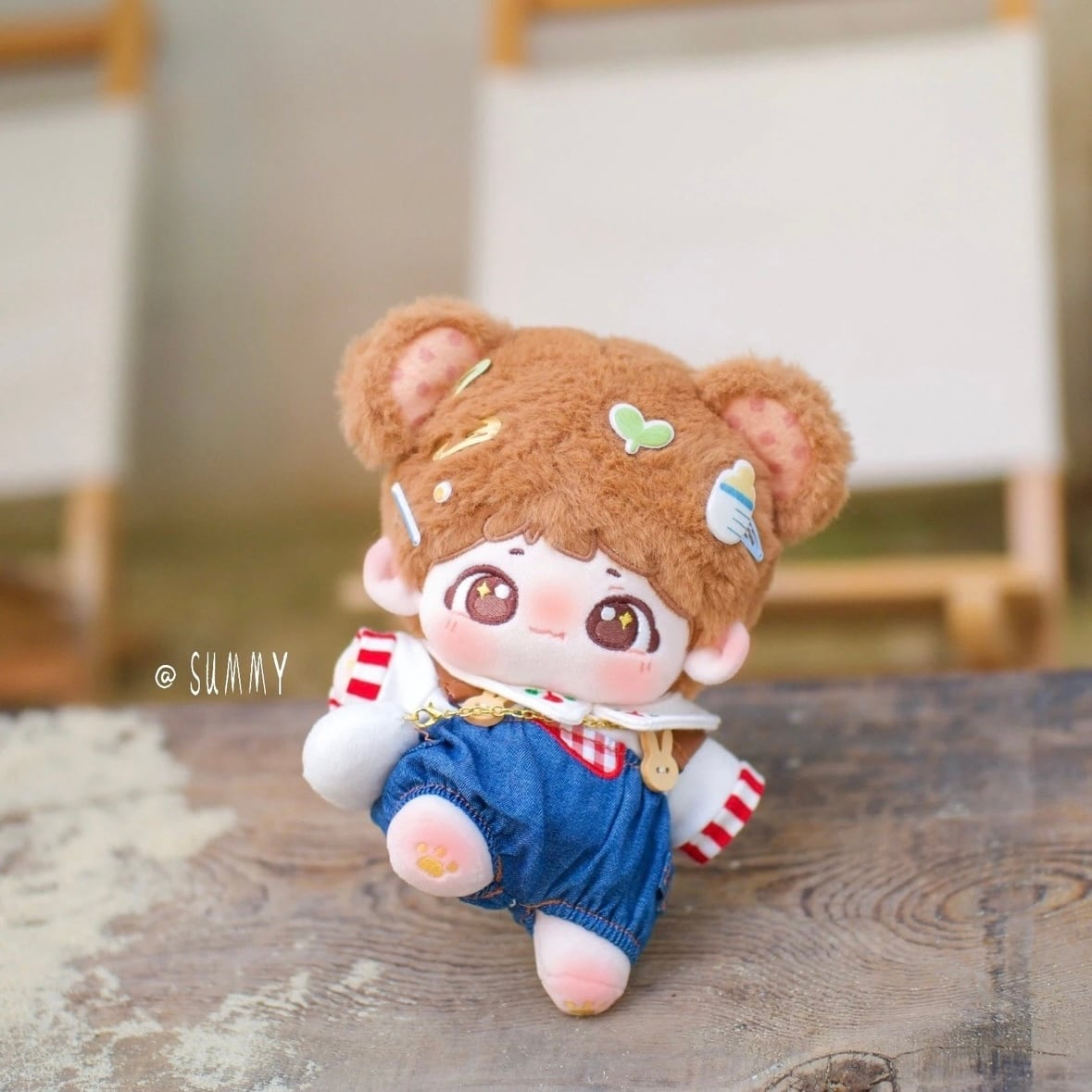 20cmぬい服】りんごシロップコーデ 20cmぬいぐるみ用 着せ替え