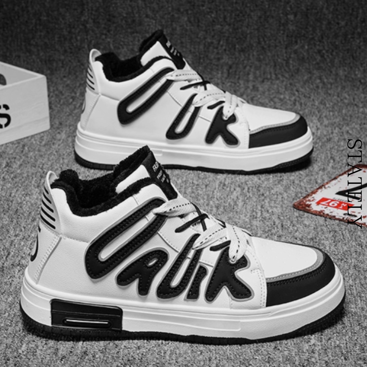 Retro Street Logo Sneakers/2color_S46・画像2