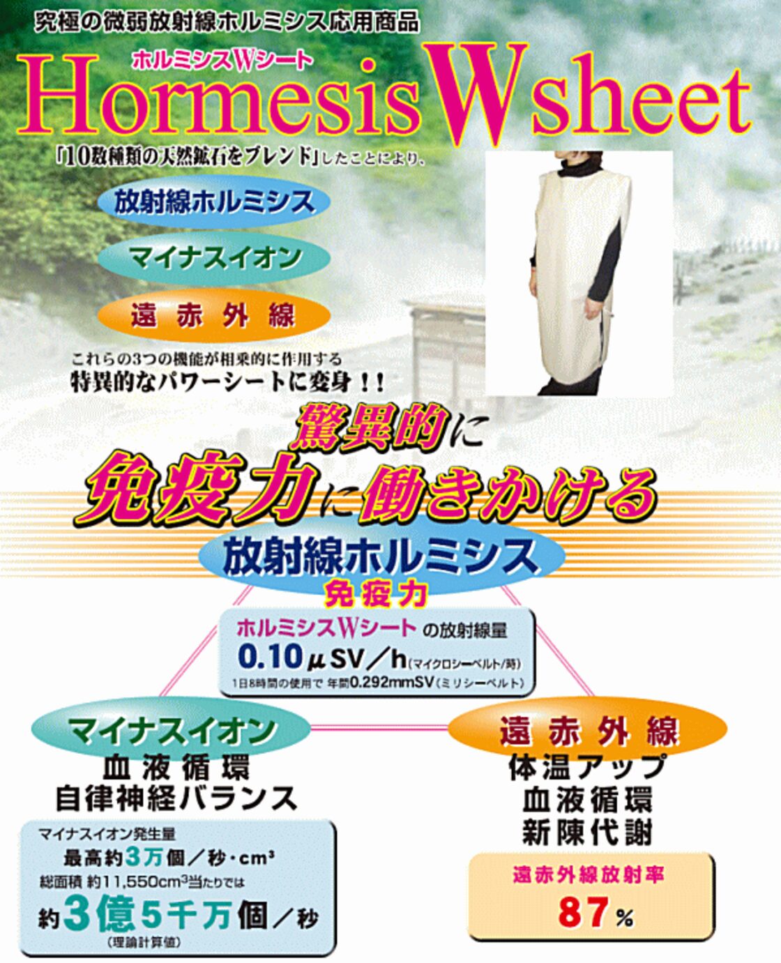 ホルミシス Wシート ホルミシス Wシート