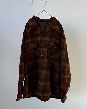 -Pendleton- Vintage 70s L Board Shirt made in USA