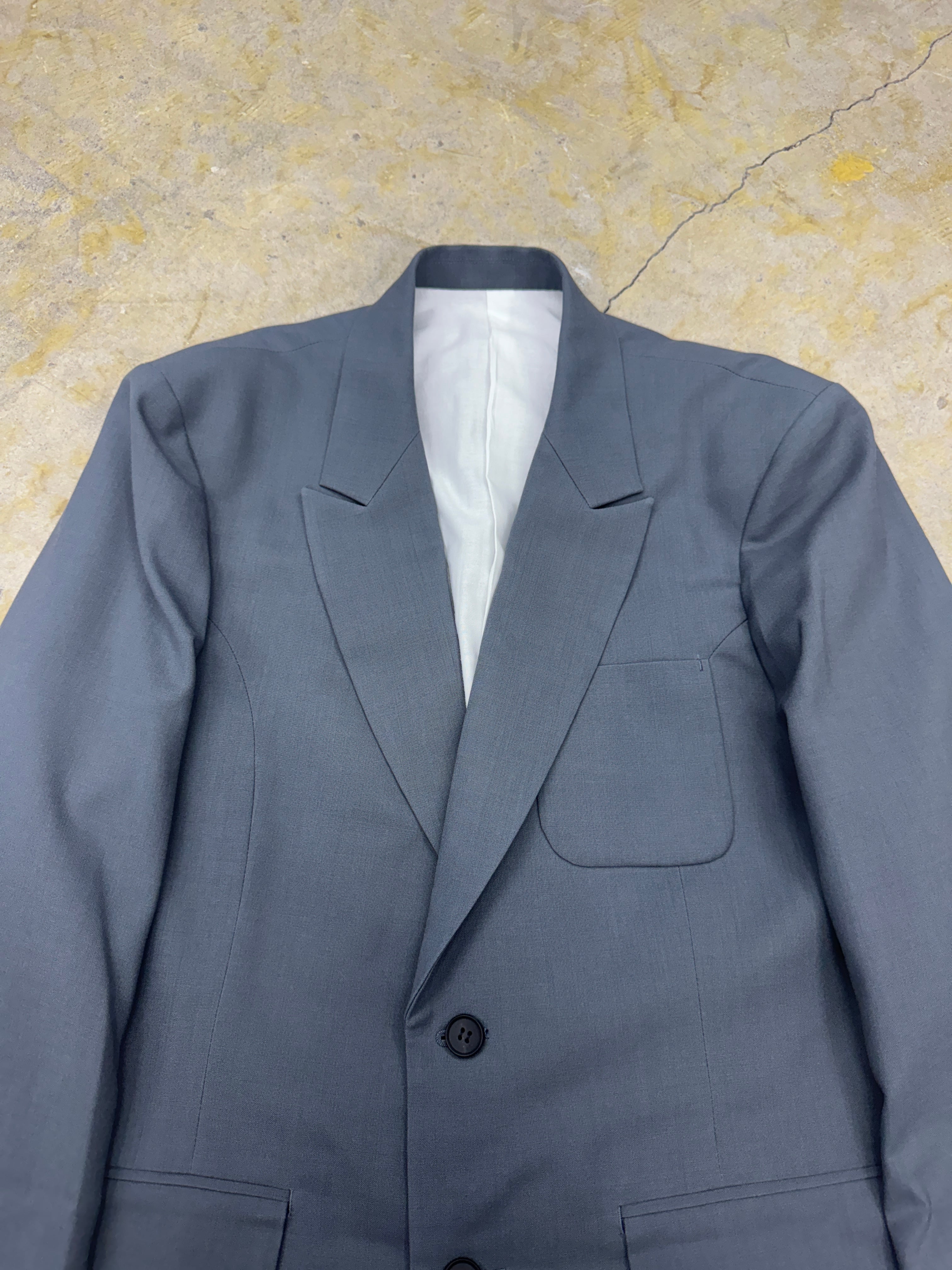 MATSUFUJI | Water-repellent Wool Tailored Jacket | GRAY | HOWDAY