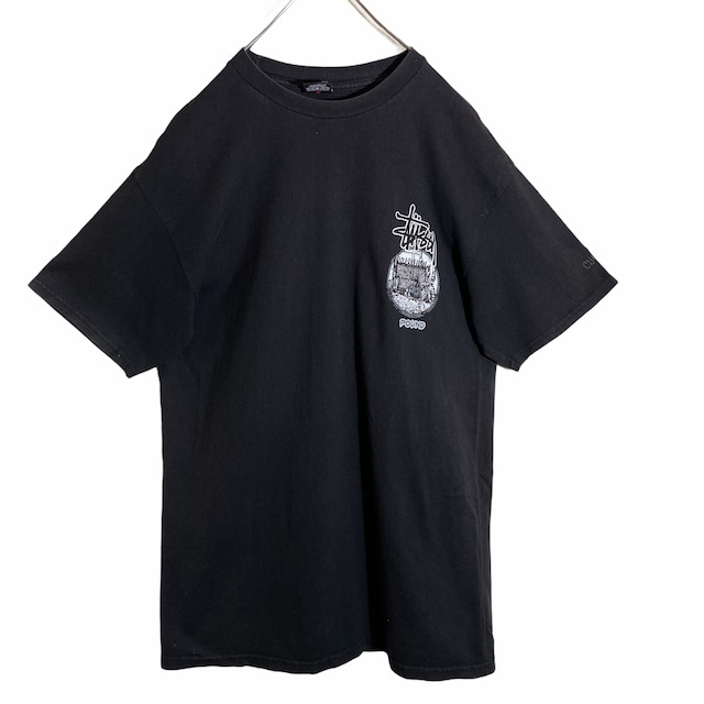 希少デザイン】stussy ステューシー バックロゴtシャツ 両面プリント M