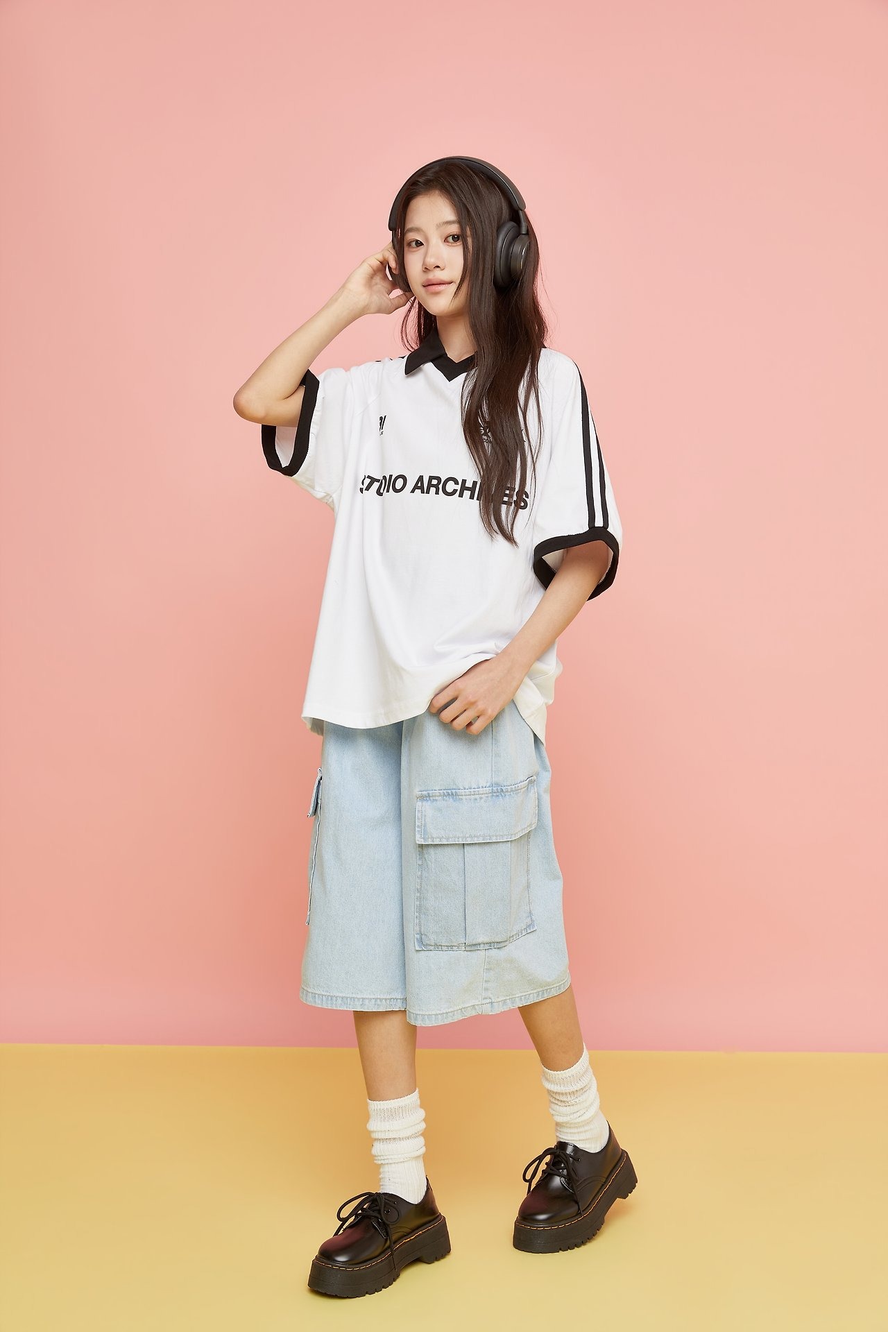 [SEVENTEEN] Cargo Bermuda Denim / [세븐틴] 카고버뮤다데님