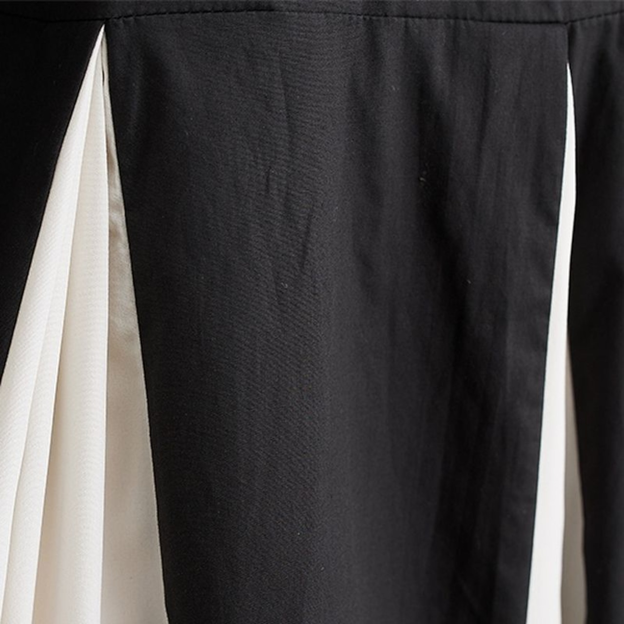 バイカラー プリーツ ロングワンピース 00068