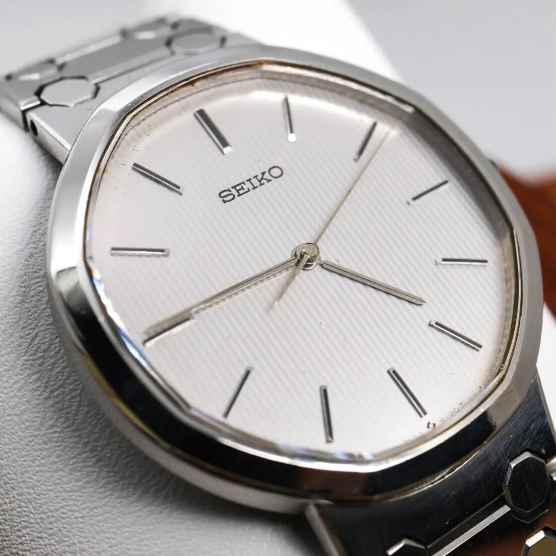 ◇希少 稼働 SEIKO アシエ ジェラルド・ジェンタ 腕時計 新品電池 x 