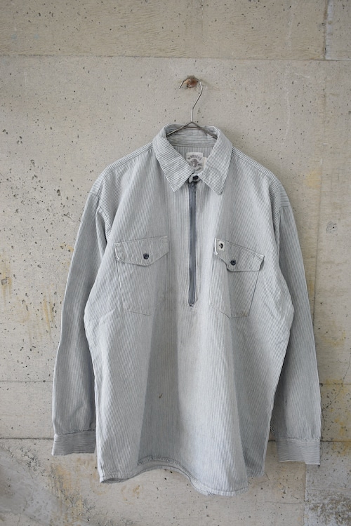 Hickory stripe pullover shirt