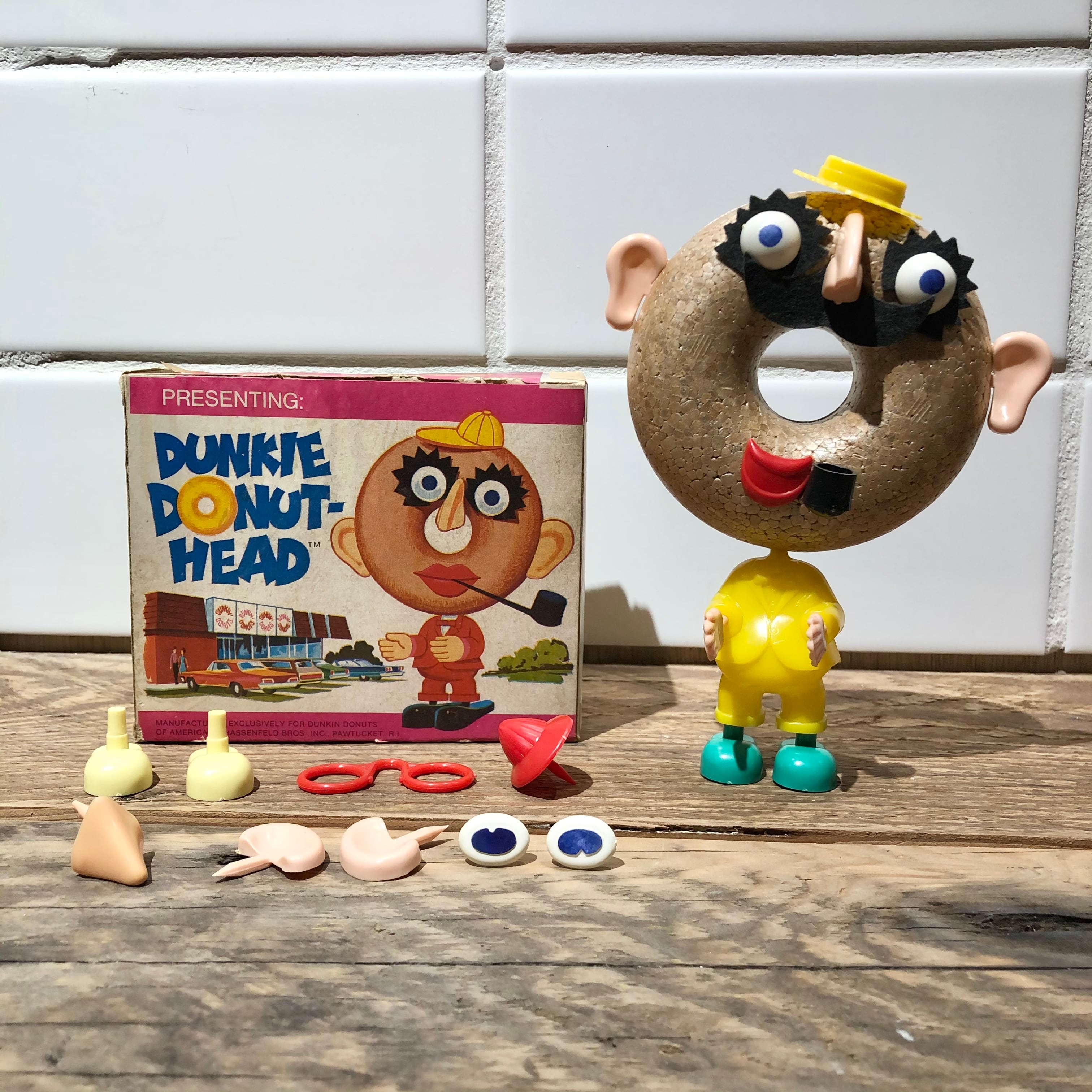 RARE！！60‘s Dunkie Donut Head w/ Box Mr. Potato Head