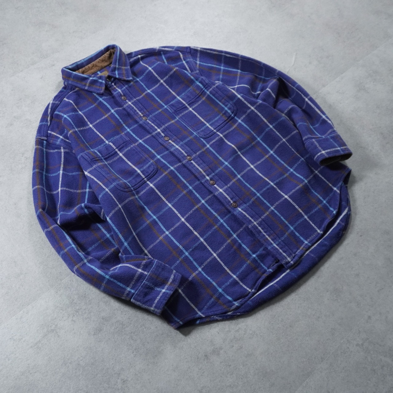 St.John's Bay heavy flannel shirt XL 古着 - 2