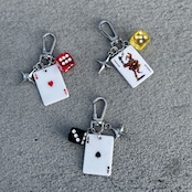 トランプ キーホルダー G176