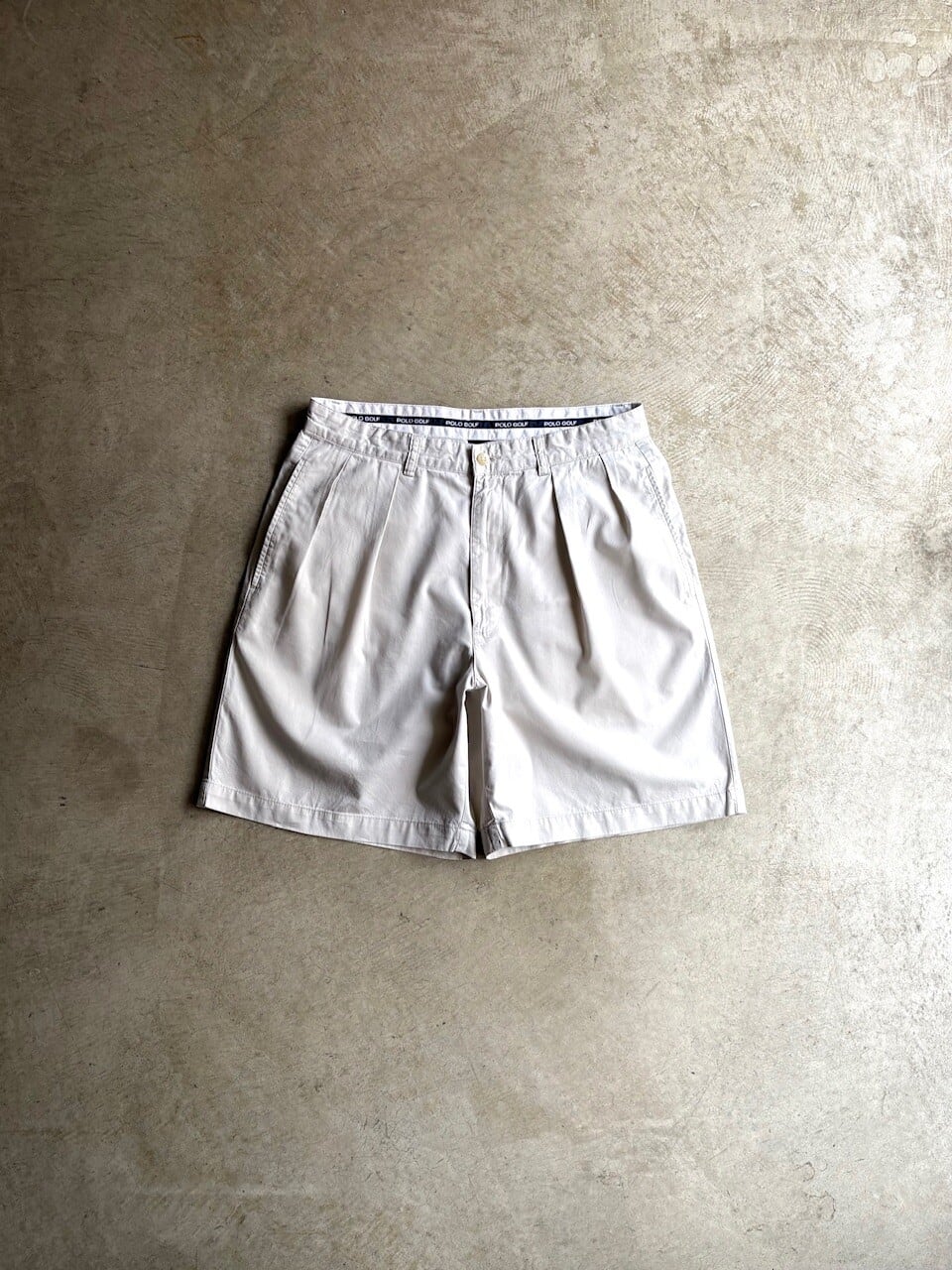 MEXICO製 90's POLO GOLF “CLASSIC GOLF SHORT”【W33】