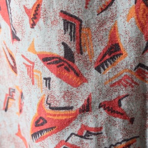 美品 XL 93年 ACシャツ patagonia パタゴニア アロハシャツ ピラニア 魚 サカナ 総柄