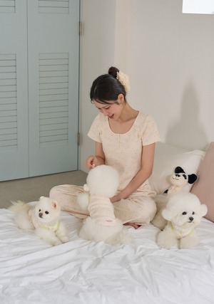 Human/予約【noutti】Good Night Rabbit Pajamas (Ivory)