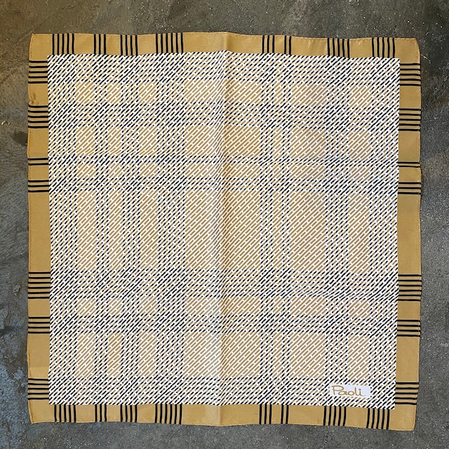 USED check design scarf