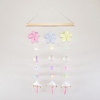 【壁掛けつるし飾り】3連‐キラキラ-