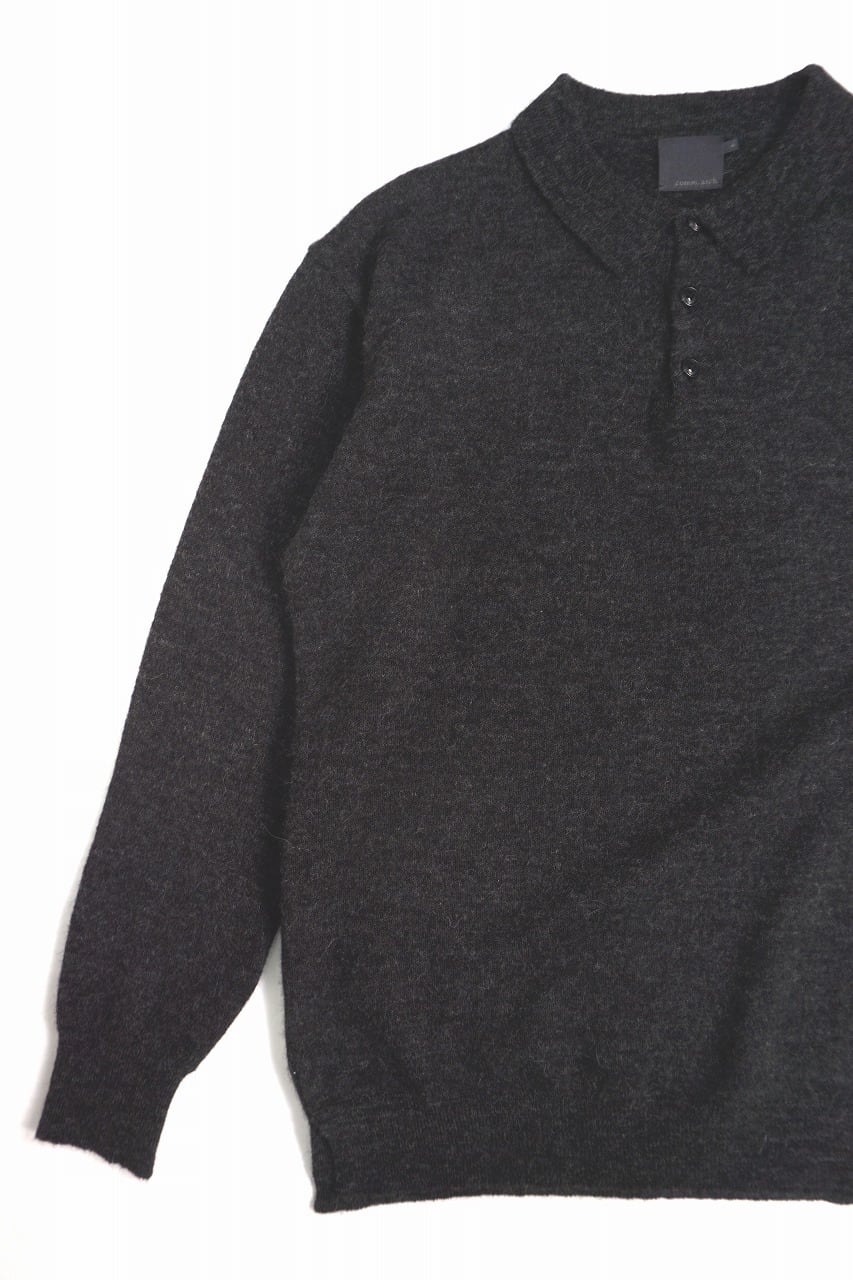 Alpaca Wool Smooth Knitted Polo