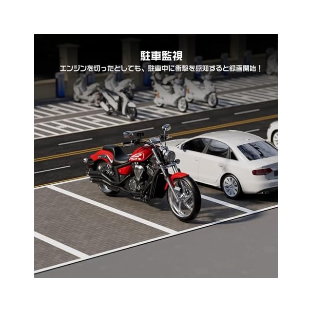 Changer バイク用ドライブレコーダー GPS搭載 TMPS機能搭載 走行情報