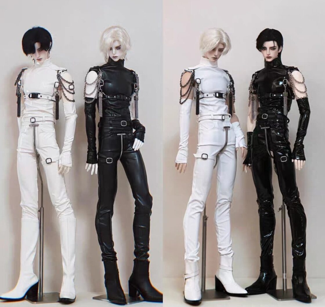 75cmのドールのみ！TwoFives晨昏线 连体皮衣 SOOM ID75 BJD id75 龙魂 