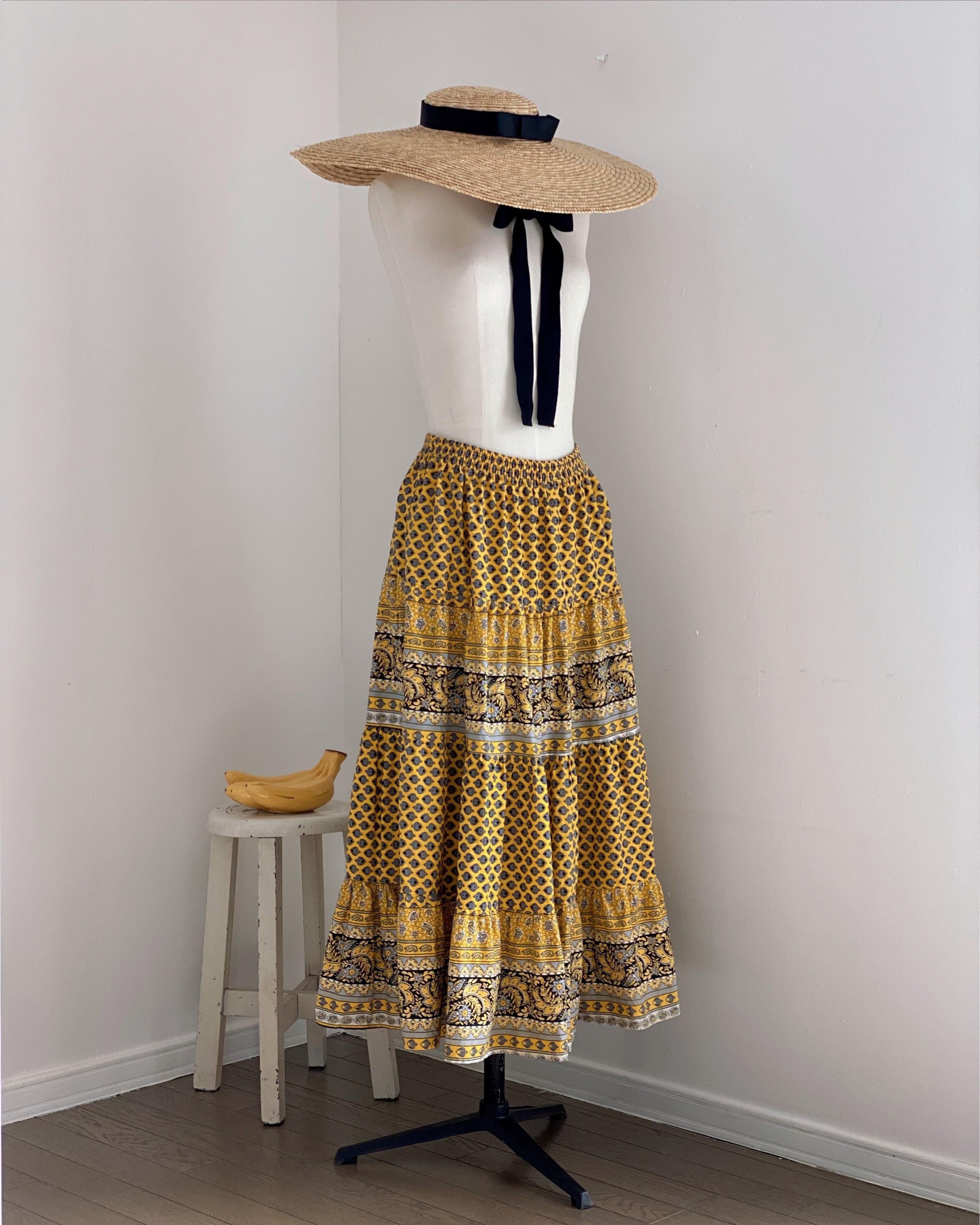 France Vintage Provence Skirt - Sunflower / ヴィンテージ プロヴァンス スカート - サンフラワー |  BOUDOIR powered by BASE