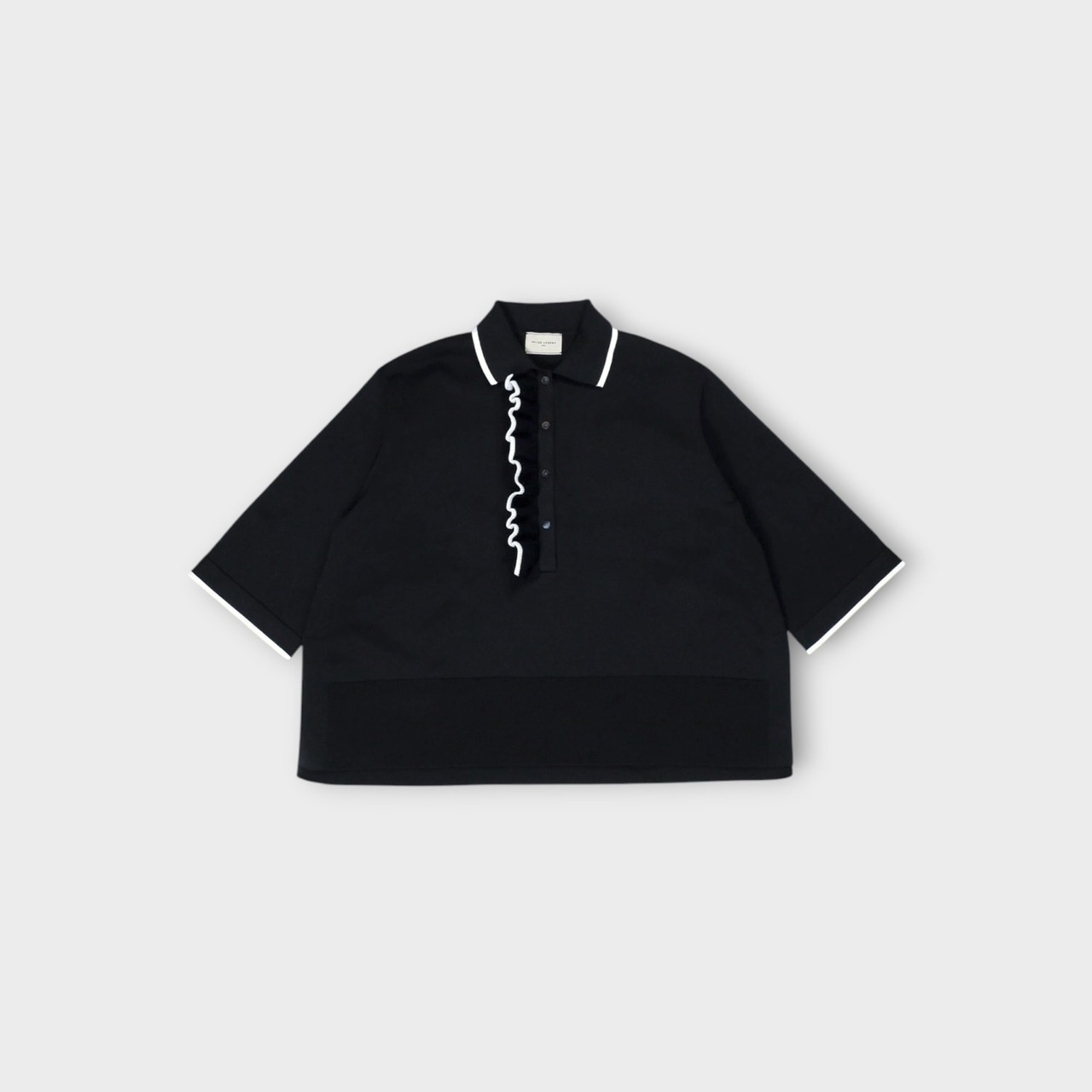 UNITED ARROWS【ミニマル フリル ポロニット】