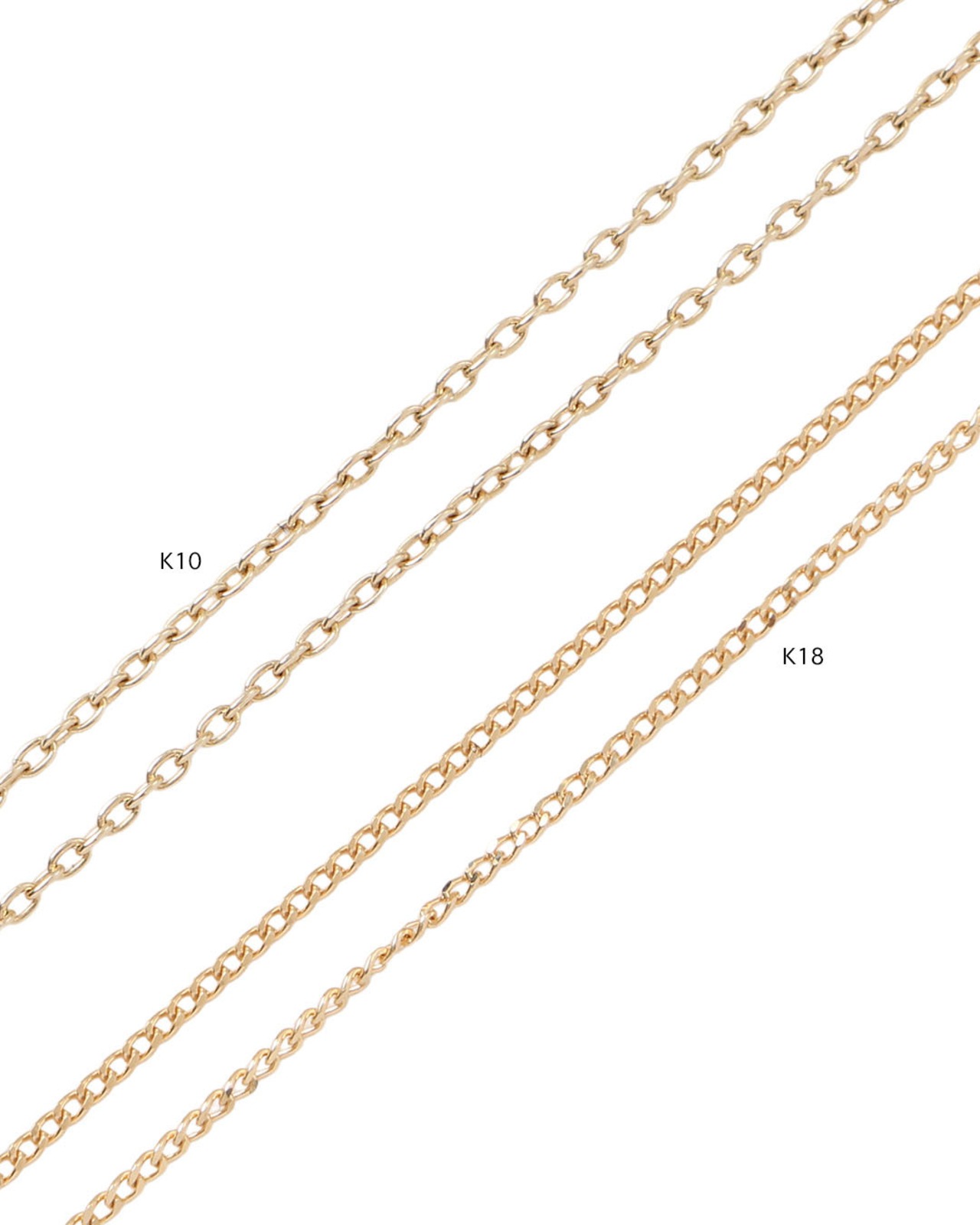【#Re:room】18K WAVE ICON PLATE NECKLACE［REA247］