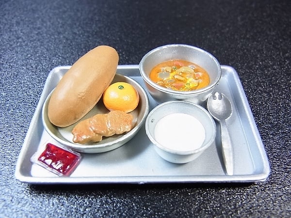 タイムスリップグリコ第二弾 14.学校給食 コッペパン | TOYZ-STYLE