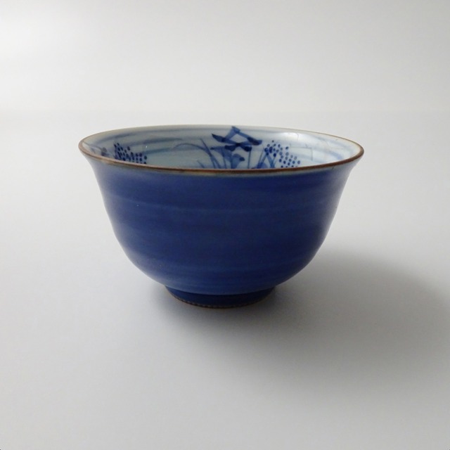 波佐見焼　湯呑　内桔梗