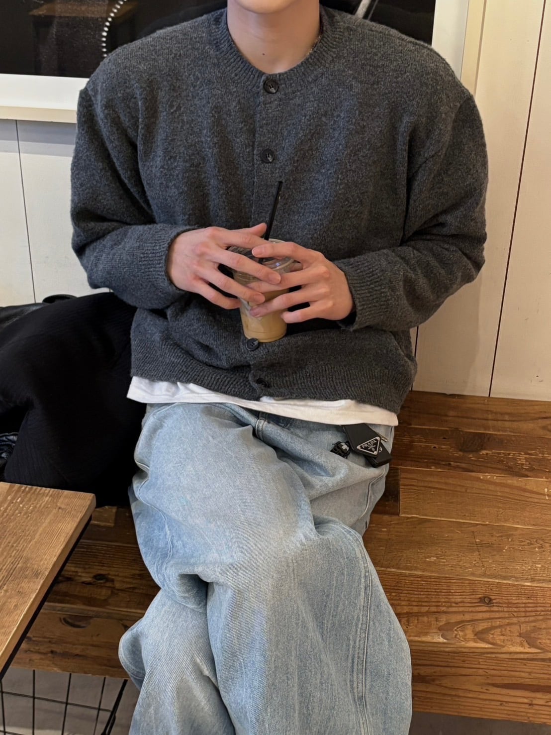 即納】RADIANT Cropped round cardigan | 韓国ファッション セレクト