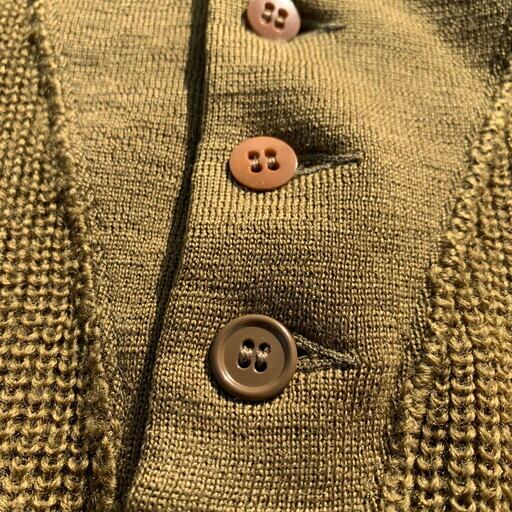 40's U.S.ARMY ハイネックセーター ジープセーター オリーブ ヘンリー